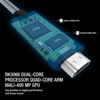 GameSir GTV100 Mobil de Afișare HDMI Cablu Adaptor 1920x1080P Transmisie pentru iPhone / iPad cu Ecran de Sincronizare