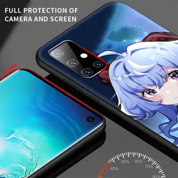 Genshin Impact Keqing Ganyu Caz de Telefon pentru Samsung Galaxy A51 A71 A50 A21s A31 A10 A41 A20e A70 A30 A11 A40 A12 Silicon Cover