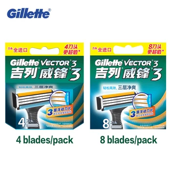 Gillette Vector3 aparat de Ras Manual de Siguranță aparate de Ras Sensor Excel Rezerve de Lame de Ras pentru Bărbați Instrumente de Frizerie Brici
