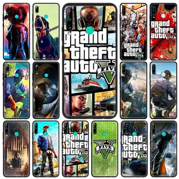 Gta 5 Grand Theft Auto V, Telefon Caz pentru Huawei P inteligente Z 2019 P30 P40 P20 Lite E pentru Onoare 9X Pro 8X 20 Juca 9A 8S 9S 30i Acoperi