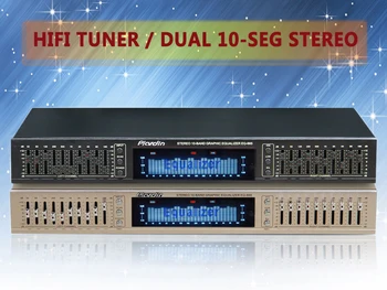 Hi-Fi EQ665 Egalizator Sunet Stereo de Control Ton Audiofil Diy Dual 10-band Egalizator Tuning