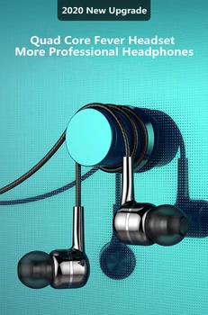HiFi Sunet de Bass Casti In-Ear Sport Căști cu Microfon pentru xiaomi iPhone Samsung setul cu Cască Fone DE Ouvido Auriculares MP3 PC