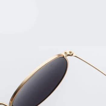 HKNA 2021 Metalice Rotunde de Lux ochelari de Soare Femei Vintage Ochelari de Brand Designer de Ochelari de Soare de Conducere Oculos Gafas De Sol UV400