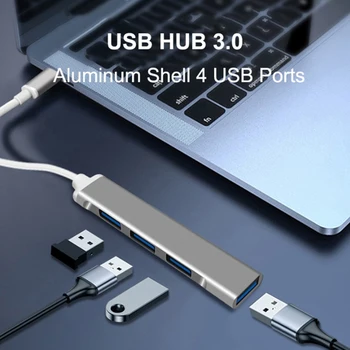 Hub USB Splitter USB 3.0 USB 2.0 4 în 1 Hub Docking Station Adaptorului Multiport Laptop Accesorii pentru PC, Macbook air