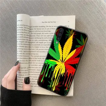 Iarba Fumat marijuana model Caz de Telefon Pentru Samsung galaxy S 9 10 20 10 21 30 31 40 50 51 71 nota 20 j 4 2018 plus