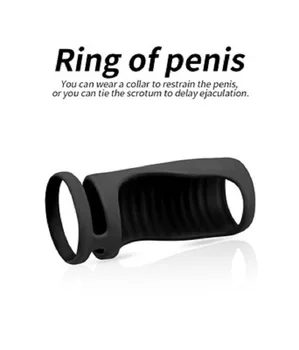 Inel de blocare Inel Penis pentru a Prelungi Timpul Ejacularii Viața Silicon rezistent la apa Prezervativ Sex Masculin Jucarii