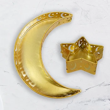 Islamul Eid Masa De Ramadan Alimentare Tava Organizator Depozitare Coș De Fructe Biscuiti Placa Musulman Mubarak Acasă Ornamente
