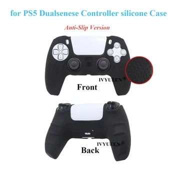 IVYUEEN 20 DE PC-uri pentru PlayStation 5 PS5 DualSense Controller Împânzit Caz de Silicon de Protectie a Pielii Acoperă Degetul mare Stick Aderenta Ridicata