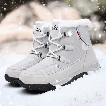 La ora nouă Iarnă Noi Femei Cizme de Zăpadă Soft Elegant Dantela-up Căptușeală Cald de sex Feminin Pantofi de Calitate Confortabil Anti-alunecare Încălțăminte