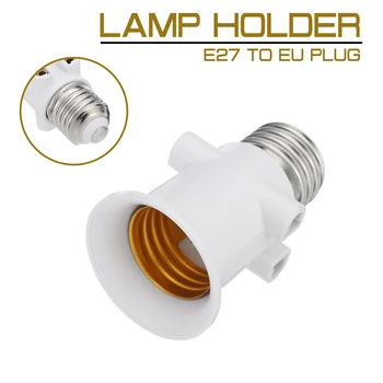 Lampă Titular de Bază AC100-240V 4A E27 ABS UE Bec LED Adaptor Conector Accesorii Șurub Priză de Conversie pentru Lumini