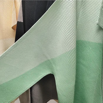 LANMREM 2021 New Sosire Toamnă Lungă cu mâneci Plisate V-gât Culoare de Contrast Scurt Haina Verde All-meci Cardigan Pentru Femei 2A2343