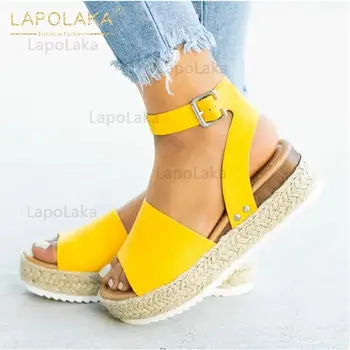 Lapolaka Pene Sandale Glezna Curea Sandale Cu Platforma Pentru Dropship De Vară Confortabilă De Mers Pe Jos De Agrement Femeie Pantofi Plus Dimensiune 34-43