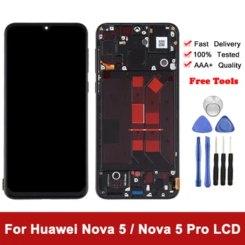 LCD Pentru Huawei Nova 5 Pro Display LCD Touch Ecran Digitizor de Asamblare Pentru Huawei Nova 5 Ecran LCD MARE-AL10 Piese de schimb