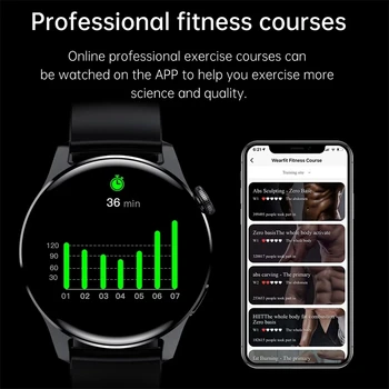 LIGE apelare Bluetooth Smart Watch Mens Este Potrivit Pentru Huawei Android IOS Sport de Ritm Cardiac Multi-funcție 2021 Noul Smartwatch Bărbați