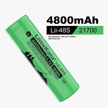 LiitoKala Lii-48S 3.7 V 21700 4800mAh li-ion acumulator de 9.6 O putere 2C Rata de Descărcare de gestiune ternare baterii cu litiu DIY biciclete Electrice
