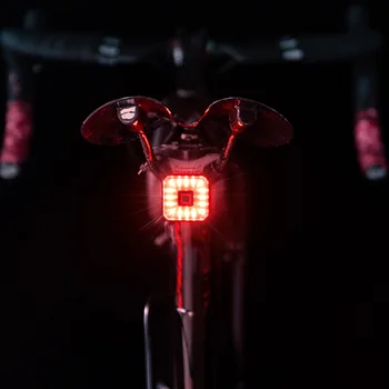 Lumen Smart Biciclete Biciclete Coada Lumina Reflectoarelor USB Reîncărcabilă rezistent la apa IPX4 de Avertizare Lampa de Noapte de Echitatie de Siguranță iluminare din Spate