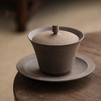 LUWU ceramice gaiwan ceașcă de ceai manual chineză kung fu set de ceai 150ml