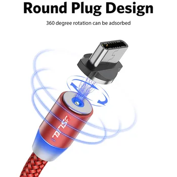 Magnetic Încărcător Cablu de Încărcare Rapidă Cablu Micro USB Pentru Oukitel C10 Pro , C12,C13 Pro,C16 Pro,C15 Pro,Y4800,C11 Pro,C12 Plus