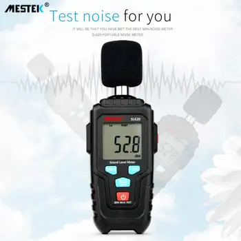 MESTEK SL620 Metru Decibel Audio Metru Nivel Logger 30-135dB de Măsurare a Zgomotului sonometru Detector de Instrument de Diagnosticare