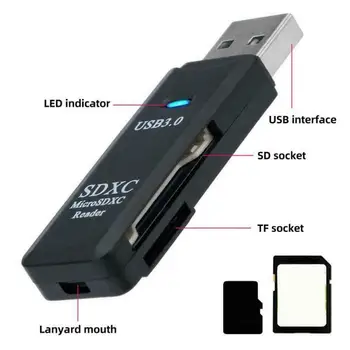 Micro SD TF Card Reader USB 3.0 Cititor de Carduri USB 2.0 Pentru Micro SD Adapter Unitate Flash Inteligent Cititor de Carduri de Memorie de Tip C Cardreader