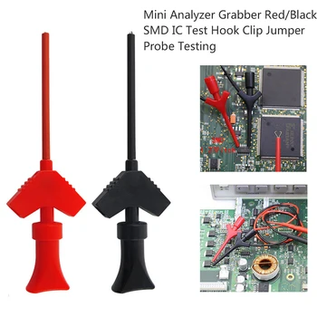 Mini Analizor Grabber Test Sonda SMD IC Test Clip Cârlig Jumper Sonda Logica Analizor de Testare Accesorii Rosu/Negru