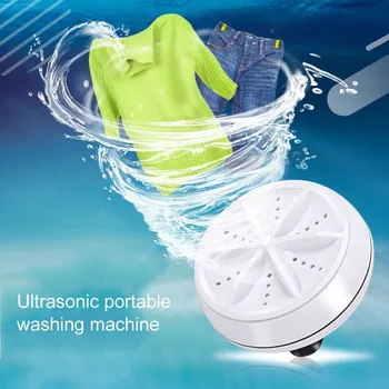 Mini Cu Ultrasunete Mașină De Spălat Portabil Turbo Personal Rotativă Mașină De Spălat Convenabil De Călătorie De Afaceri De Origine De Călătorie Usb