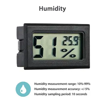 Mini LCD Digital Termometru Digital Fara Baterie Congelator Mini Termometru de Interior Exterior Termometru Electronic Cu Senzor