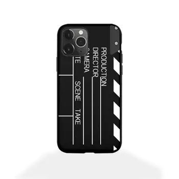 Misto Film Paleti Rahat Mat Clapper Board Telefon Caz pentru iphone 12 11 Pro Mini XS MAX 8 7 6 6S Plus X 5S SE 2020 XR acoperi
