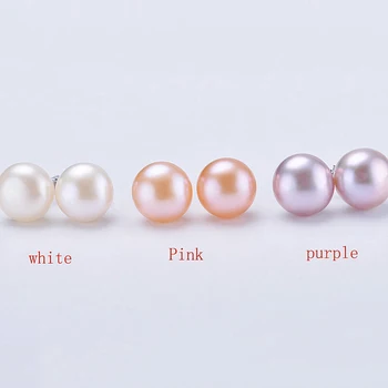 Moda Cercei cu Perle Naturale de 3 Culori de apă Dulce Pearl Cercei Mici pentru Femei, Cadouri pentru Nunta de zi cu Zi Bijuterii en-Gros