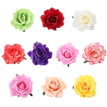 Moda Rose Floare Par Mireasa Clip Ac De Brosa Nunta De Domnisoare De Onoare Accesorii De Petrecere A Crescut Hairpin