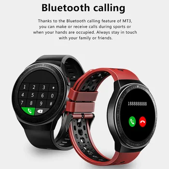 MT3 Muzica Ceas Inteligent 8G Memorie Oameni de apelare Bluetooth Ecran Tactil Complet rezistent la apa Funcția de Înregistrare MT2 MT-3 Moda Smartwatch