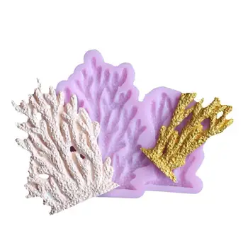 Mucegai Corali Forma DIY Instrument Decorativ Cădea cu Ușurință de pe Matriță din Silicon pentru Tort Copt Tort Mucegai Acasă DIY Manual Desert Mucegai
