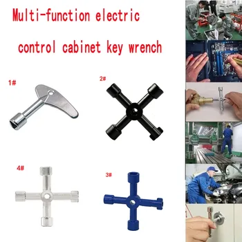 Multi-funcția de control electric cabinet interne triunghi cheie cheie lift contor de apă supapă de pătrat gaura de cheie