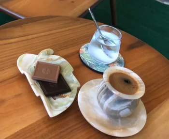 Natural Piatră de ONIX turc ceașcă de cafea manual de cafea de sticlă naturală, marmură, ceramică accesorii de bucătărie de sticlă decorative