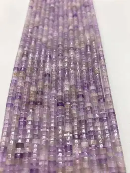 Naturale violet jad taie partiție Bucată Hercyine bucată 2x3mm 2x4mm de BRICOLAJ de tip boutique de bijuterii de cristal lungime 38cm
