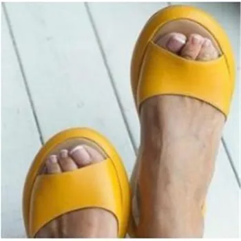 Noi 2020 Femei Sandale Flip Flops Noua Moda de Vara la Roma Slip-On Respirabil Non-alunecare Pantofi de Femeie Slide-uri Solid Casual sex Feminin