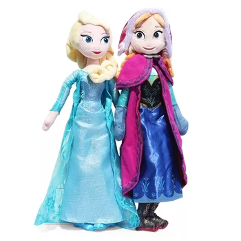 Noi disney fete Printesa frozen Anna Elsa jucării de Pluș, Păpuși drăguț Perne Moi pentru copii pentru copii de Ziua persoană cadou