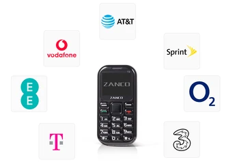 Noi ZANCO mici t2 Lume cel mai Mic Telefon 3G WCDMA mini telefon celular mini telefon mai mic telefon de buzunar telefon cumpere cu cadou gratuit