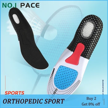 NOIPACE Silicon Sport Insoles Pentru Femei Barbati Ortopedice Unic Suport Arc Tampon Pantof de Alergare Adidasi Gel Insoles Insertii de Perna
