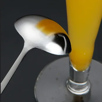 Nordic mâner lung lingură de amestec de bucătărie din oțel inoxidabil tacamuri ulei comestibil cocktail miere ice restaurant tip bufet, cina lingura