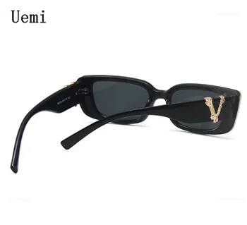 Noua Moda de Lux ochelari de Soare de Designer Pentru Femei, Bărbați Pătrat Mic de Epocă Dreptunghi de Lux Ochelari de Soare UV400 Ochelari
