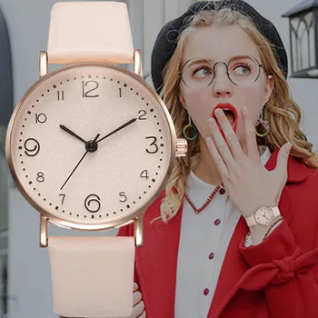 Noul Ceas de Moda pentru Femei Mici Dial Cuarț Ceasuri Femei Casual din Piele Curea Ceas Rochie Simpla Ceasuri Reloj mujer