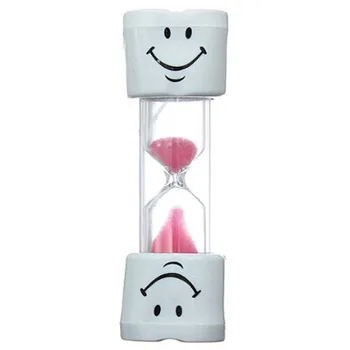 Noul Ceas De Nisip De 3 Minute Față Zâmbitoare Clepsidra Decorative, Obiecte De Uz Casnic Copii Periuta De Dinti Timer Ceas De Nisip Cadouri 7 Culori
