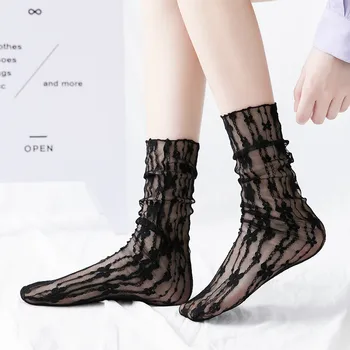 Noul Europene și Americane Palat în Stil Retro pentru Femei Șosete Ciorapi de Dantelă Subțire Gol Net Ciorapi