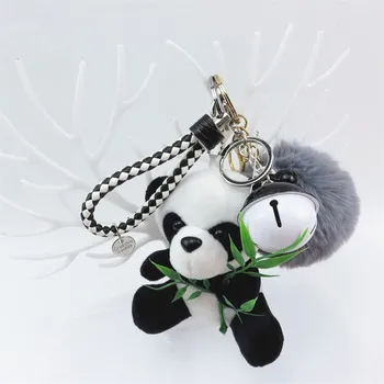 Noul Mici 9cm Panda Breloc cu Pandantiv Drăguț Kawaii Calitate pentru Copii Jucării de Pluș Vinde Fierbinte pentru Copii Jucarii Pentru Copii, breloc Cadou