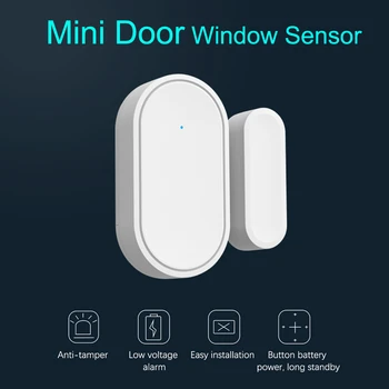 Noul Mini Wireless 433MHz Ușa Fereastra Senzorului de Android și iOS Aplicații de Control de la Distanță Wifi Ușă de Blocare Antifurt Acasă de Securitate Sistem de Alarma