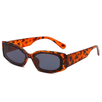 OLOEY Dreptunghi Mic Leopard de ochelari de Soare pentru Femei Brand Designer de Ochi de Pisica Ochelari de Soare pentru Barbati Moda Retro Modă de Conducere Gafas