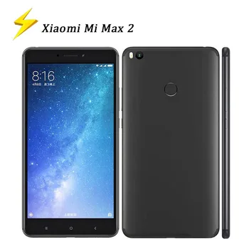 Original Folosit Xiaomi Mi Max 2 6.44 inch 4G RAM 128GB ROM Deblocat GSM LTE 5300mAH montat în partea din Spate a Amprentelor 4G Android Telefon Inteligent