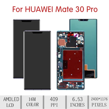 Original Pentru LCD Touch Ecran Digitizor de Asamblare Pentru Huawei Mate30 Pro Huawei Mate30 Pro Display cu Rama de Înlocuire LIO-AL00