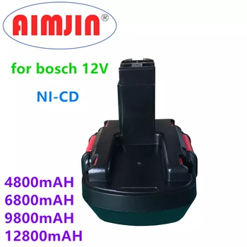 Pentru Bosch 12V4.8/6.8/9.8/12.8 Ah PSR Acumulator GSR 12V AHS GSB GSR 12 VE-2 BAT043 BAT045 BAT046 BAT049 BAT120 BAT139